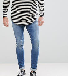 Выбеленные джинсы скинни Nudie Jeans Co - Синий 1178600