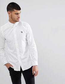 Белая строгая рубашка с логотипом-зеброй PS Paul Smith - Белый 1195205