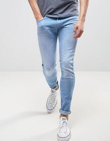Выбеленные джинсы скинни Wrangler - Синий 974520