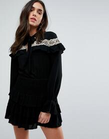 Платье с вышивкой Tularosa - Черный 1185677