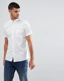 Белая повседневная рубашка с коротким рукавом и карманом PS Paul Smith 1195208