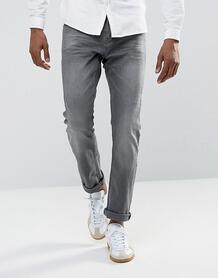 Серые выбеленные узкие джинсы Tom Tailor - Серый 1103219