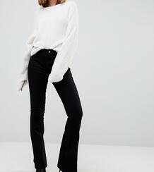 Черные расклешенные джинсы ASOS DESIGN Petite - Черный Asos Petite 1184616