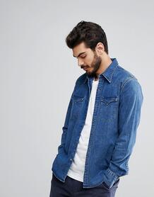 Рубашка в стиле вестерн Levi's Barstow Brooklyn - Синий Levi's® 1194581