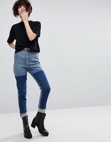 Винтажные джинсы в стиле колор блок Cheap Monday - Синий 1184305