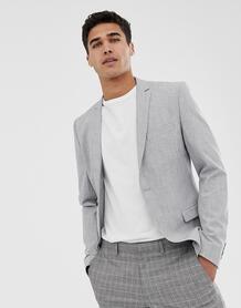 Супероблегающий пиджак Selected Homme - Серый 1160682