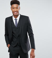 Черный приталенный пиджак ASOS DESIGN Tall - Черный 1101381