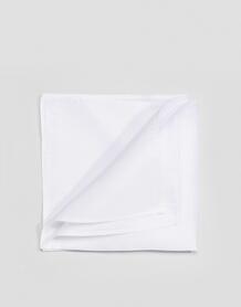 Белый шелковый платок для нагрудного кармана ASOS DESIGN - Белый 675708
