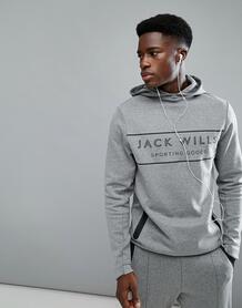 Худи серого цвета Jack Wills Sporting Goods Esmond - Серый 1165508