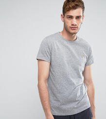 Серая меланжевая облегающая футболка Farah Gloor - Серый 1093159