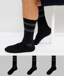 3 пары черных носков Nike SB sx5760-010 - Черный 1023254