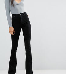 Черные расклешенные джинсы ASOS DESIGN Tall - Черный Asos Tall 1138800