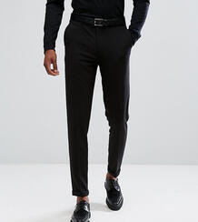 Черные зауженные строгие брюки укороченного кроя ASOS TALL - Черный ASOS DESIGN 1079756