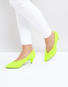 Туфли на среднем каблуке ASOS STRIKE - Зеленый ASOS DESIGN 1108142