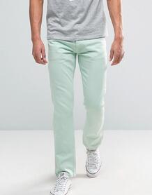 Светло-зеленые прямые джинсы в стиле 90-х Tommy Jeans M17 - Зеленый 1008760