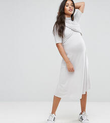 Короткое приталенное платье с короткими рукавами ASOS Maternity 1136430