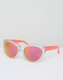 Солнцезащитные очки с блестками и неоновыми розовыми стеклами Markus L MARKUS LUPFER 1009443
