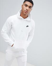 Худи белого цвета с вышитым логотипом Nike 804346-100 - Белый 923324