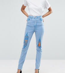 Узкие джинсы в винтажном стиле с завышенной талией ASOS TALL FARLEIGH 927605