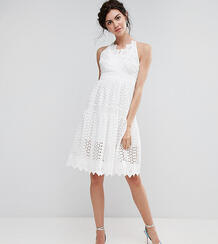Кружевное платье для выпускного с запахом True Decadence Tall - Белый 1014014