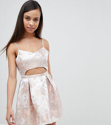 Платье мини с принтом в стиле барокко и вырезами Missguided Petite 1040600