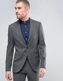 Узкий пиджак Selected Homme - Серый 1021866