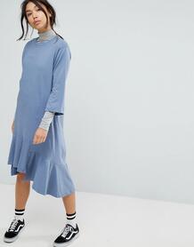 Платье с заниженной талией и присборенной юбкой STYLENANDA - Синий STYLE NANDA 959030
