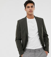Супероблегающий пиджак цвета хаки Selected Homme - Зеленый 950092