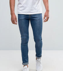 Средне выбеленные контрастные зауженные джинсы Brooklyn Supply Co. 961875