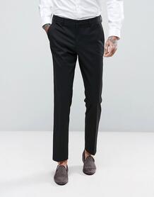 Черные брюки слим ASOS - Черный ASOS DESIGN 945098
