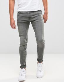 Серые выбеленные джинсы скинни Jack & Jones Intelligence - Серый 805080