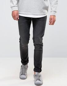 Черные выбеленные джинсы скинни плотностью 12,5 унции ASOS - Черный ASOS DESIGN 762615