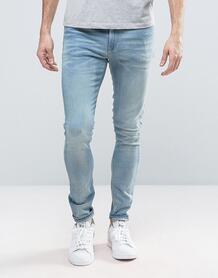 Супероблегающие джинсы ASOS - Синий ASOS DESIGN 665070