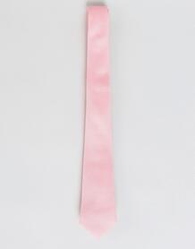 Розовый узкий галстук ASOS DESIGN - Розовый 1107656