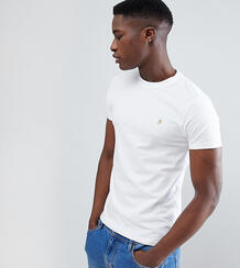 Белая облегающая футболка с логотипом Farah Southall - Белый 802194