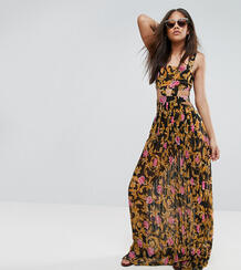 Пляжное платье макси с вырезами и принтом ASOS DESIGN TALL - Мульти Asos Tall 1055048