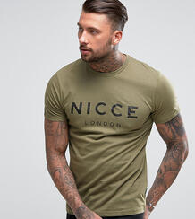 Зеленая футболка с логотипом Nicce эксклюзивно для ASOS - Зеленый Nicce London 1033891