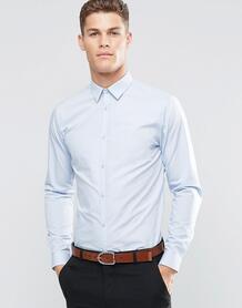 Голубая поплиновая рубашка классического кроя New Look - Синий 896218