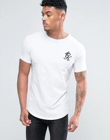 Обтягивающая футболка с логотипом Gym King - Белый 928070