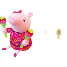 Интерактивная игрушка с маракасами и Яйцо под роспись с подставкой Свинка Пеппа (Peppa Pig) 979274