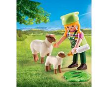 Конструктор Экстра-набор Фермер с овцами Playmobil 678614