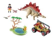Конструктор Динозавры Исследовательский транспорт со стегозавром Playmobil 700078