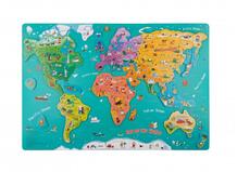 Магнитная игра-пазл Карта мира (88 элементов) TOPBRIGHT 969575