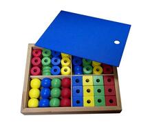 Деревянная игрушка Дидактический набор в коробке (48 деталей) РНТойс 752989