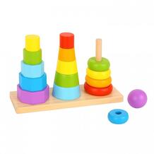Деревянная игрушка Пирамидка Формы Tooky Toy 953327