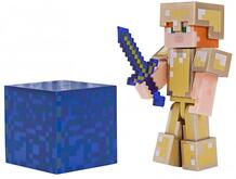 Фигурка Alex in Gold Armor 8 см Minecraft 749678