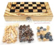 Шахматы 3 в 1 W3418-4 Shantou Gepai 51771