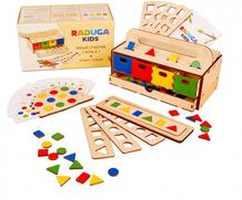 Деревянная игрушка развивающая игра Умный сундучок Raduga Kids 695089