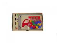 Деревянная игрушка Развивающая мозаика-сортер с карточками Грузовики Raduga Kids 759839