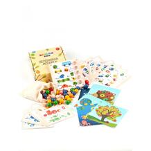 Деревянная игрушка мозаика Макси Изучаем цифры буквы цвет Raduga Kids 695042